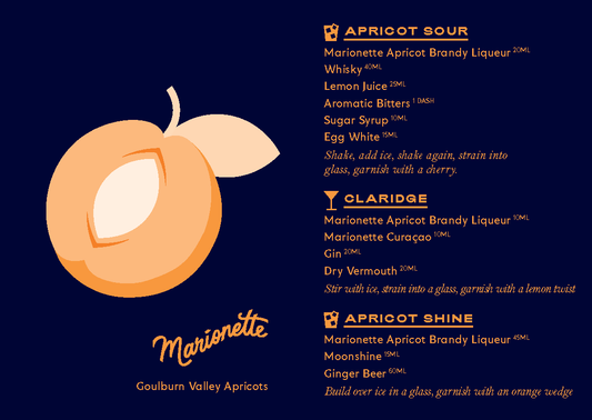Marionette Apricot Brandy Liqueur 500ml