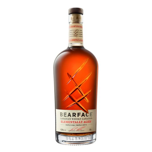 Bearface Triple Oak Elementally Aged Whiskey