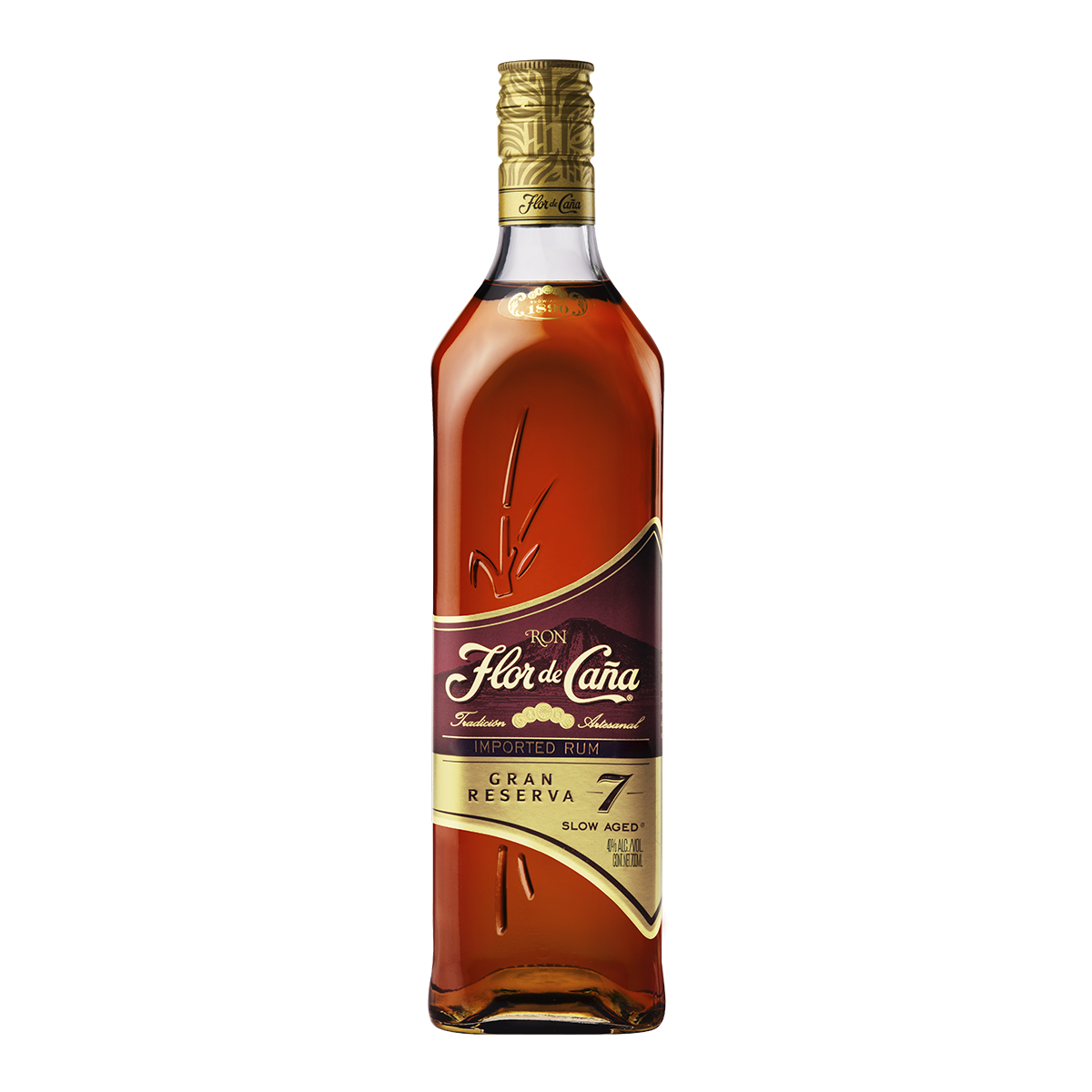 Flor de Caña 7 Year Old Grand Reserve Rum 700ml