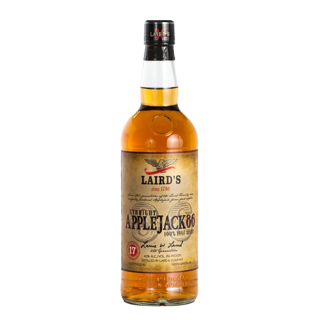 Laird's Applejack 86 Proof 700ml